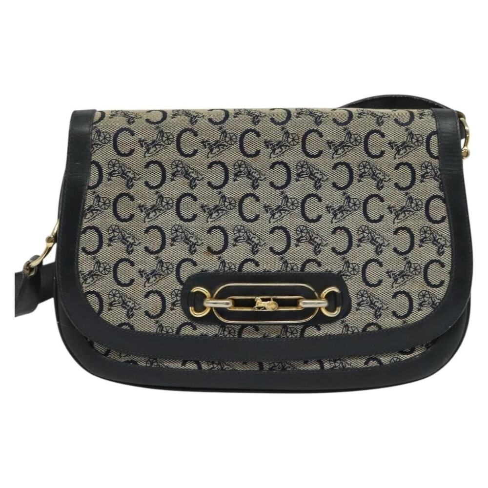 Celine C Sulky Shoulder Bag Navy